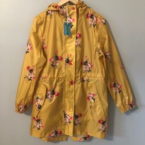 Joules Yellow Floral Women's Jacket